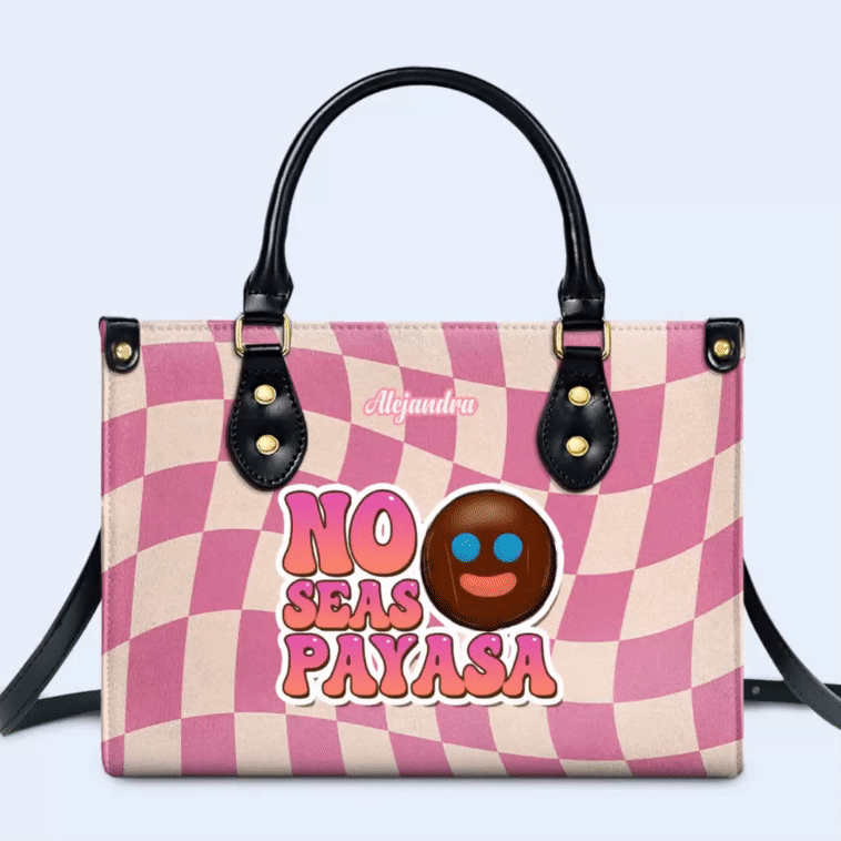 Pick Your Style Mujer Fuerte Personalized Custom Leather Handbag - Image 2