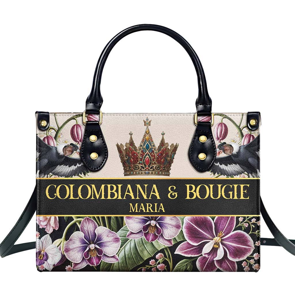 COLOMBIANA & BOUGIE Personalized Custom Leather Handbag - Image 2