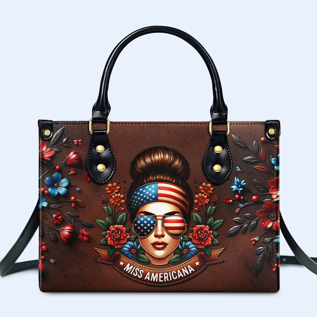 Miss Americana Leather Handbag - Image 2