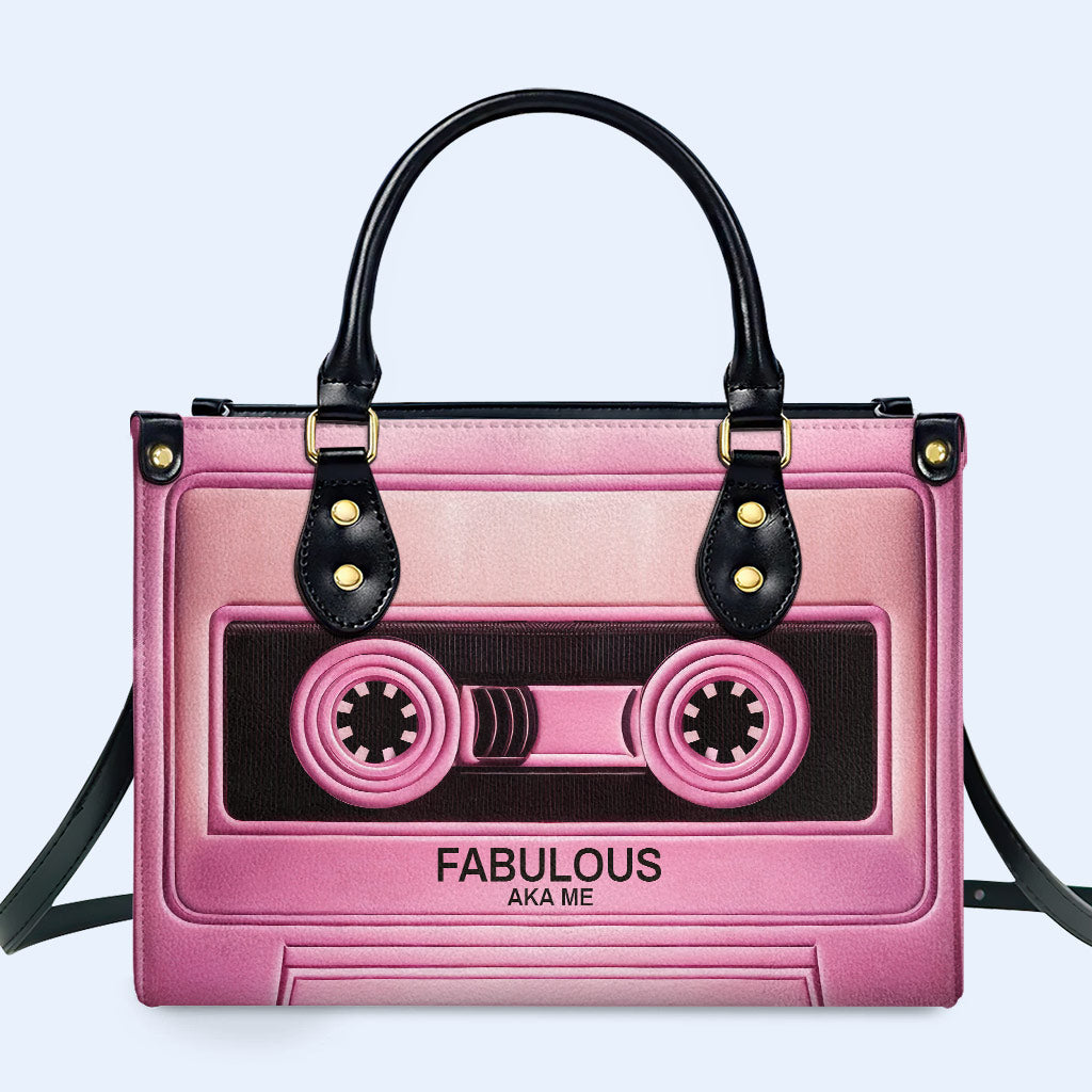Fabulous AKA Me Personalized Custom Leather Handbag - Image 2