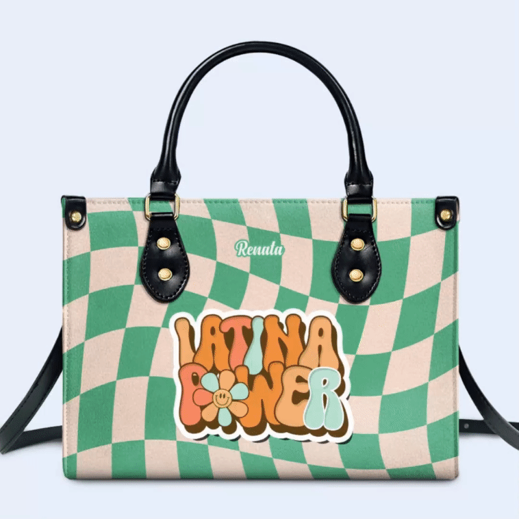 Pick Your Style Mujer Fuerte Personalized Custom Leather Handbag - Image 2