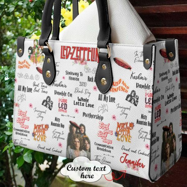 Personalized Led Zeppelin Gift For Fan Led Zeppelin Handbag - Image 2