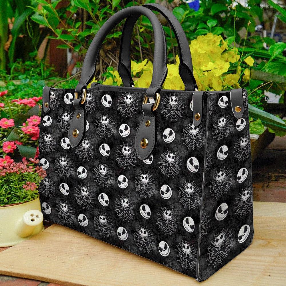 Personalized Jack Skellington 3D Vegan Leather Handbag - Image 2