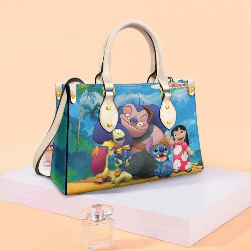 Lilo Stitch And Friend Leather Bag Handbag - Image 2