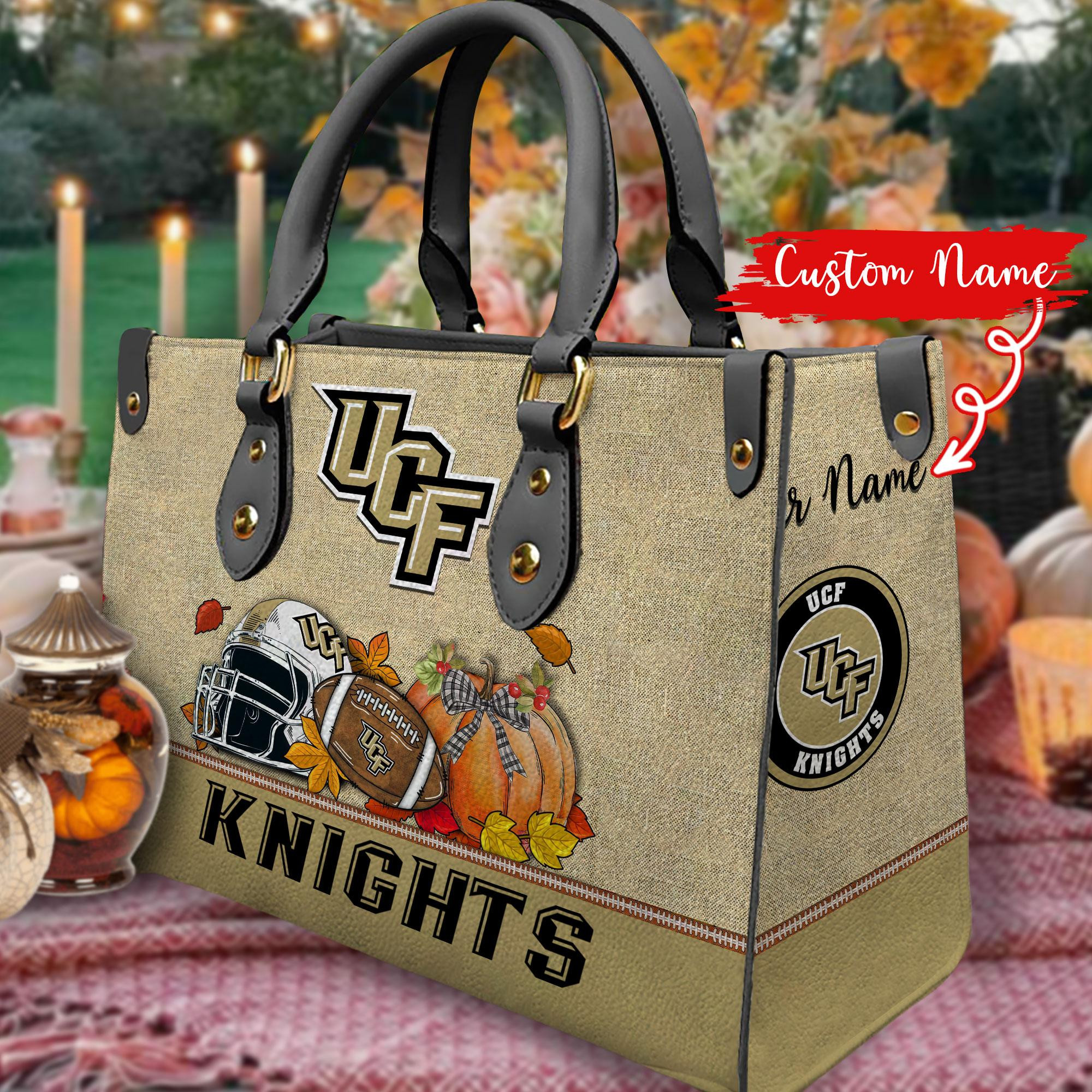 UCF Knights Autumn Women Leather Hand Bag - Image 2