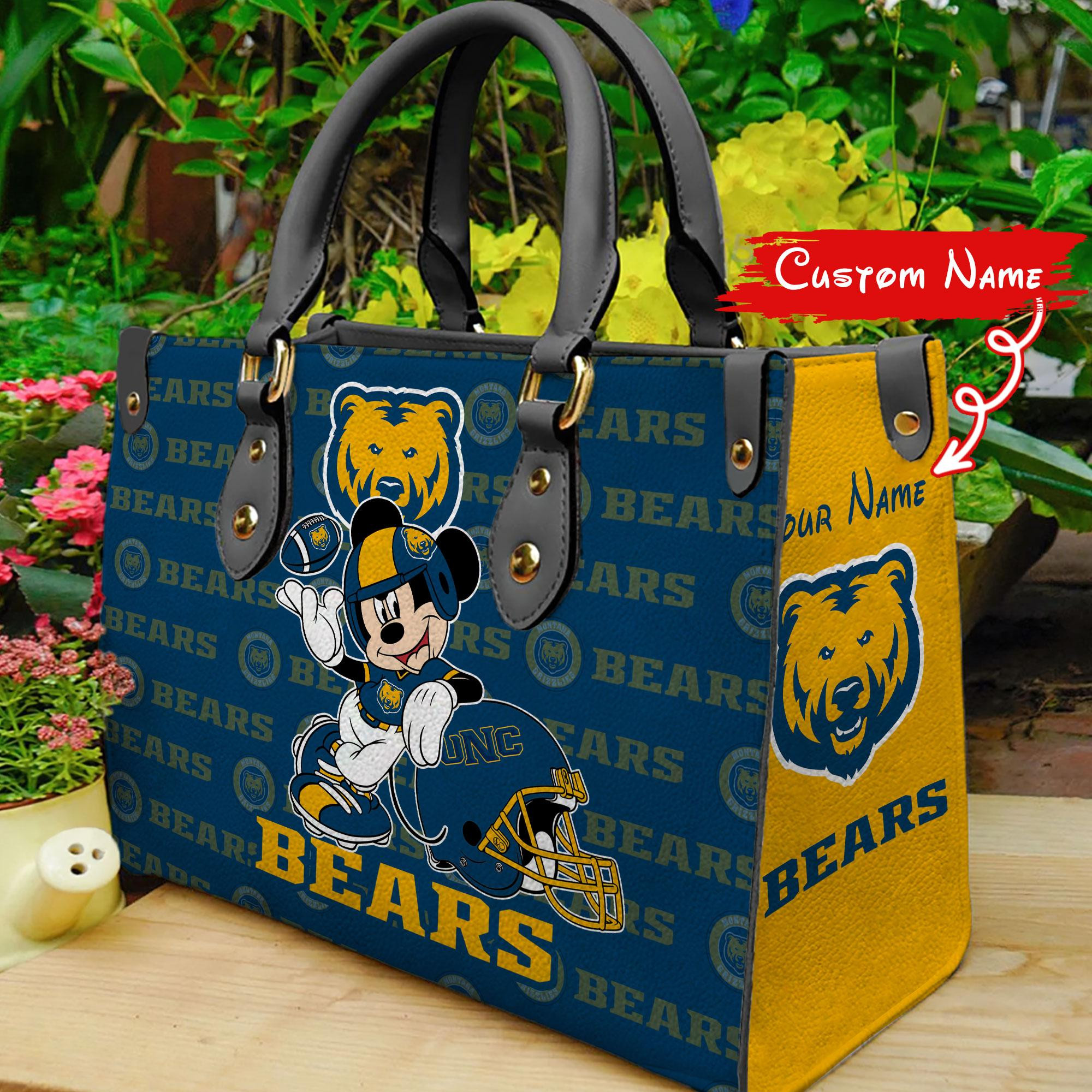 Northern Colorado Bears Mickey Women Leather Hand Bag - Image 2