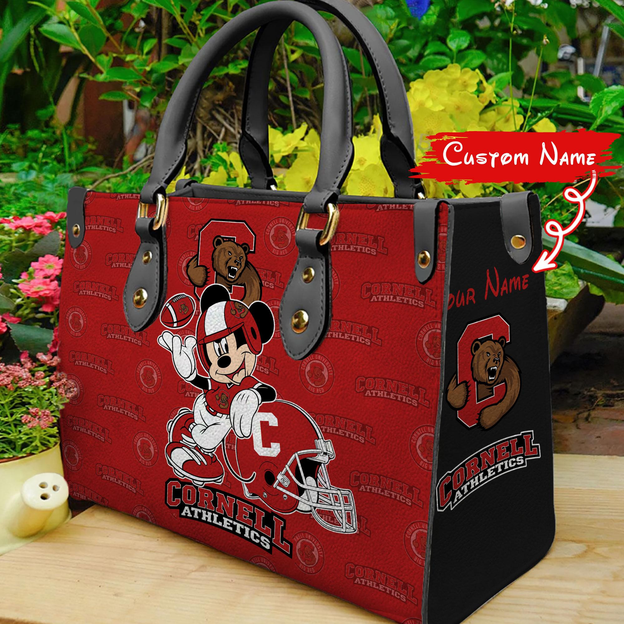 Cornell Big Red Mickey Women Leather Hand Bag - Image 2
