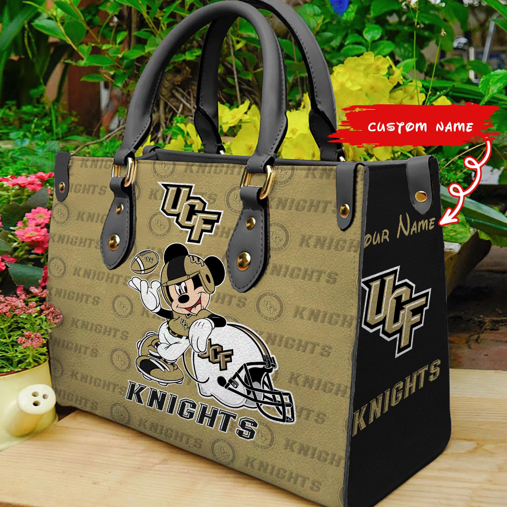 UCF Knights Mickey Women Leather Hand Bag - Image 2