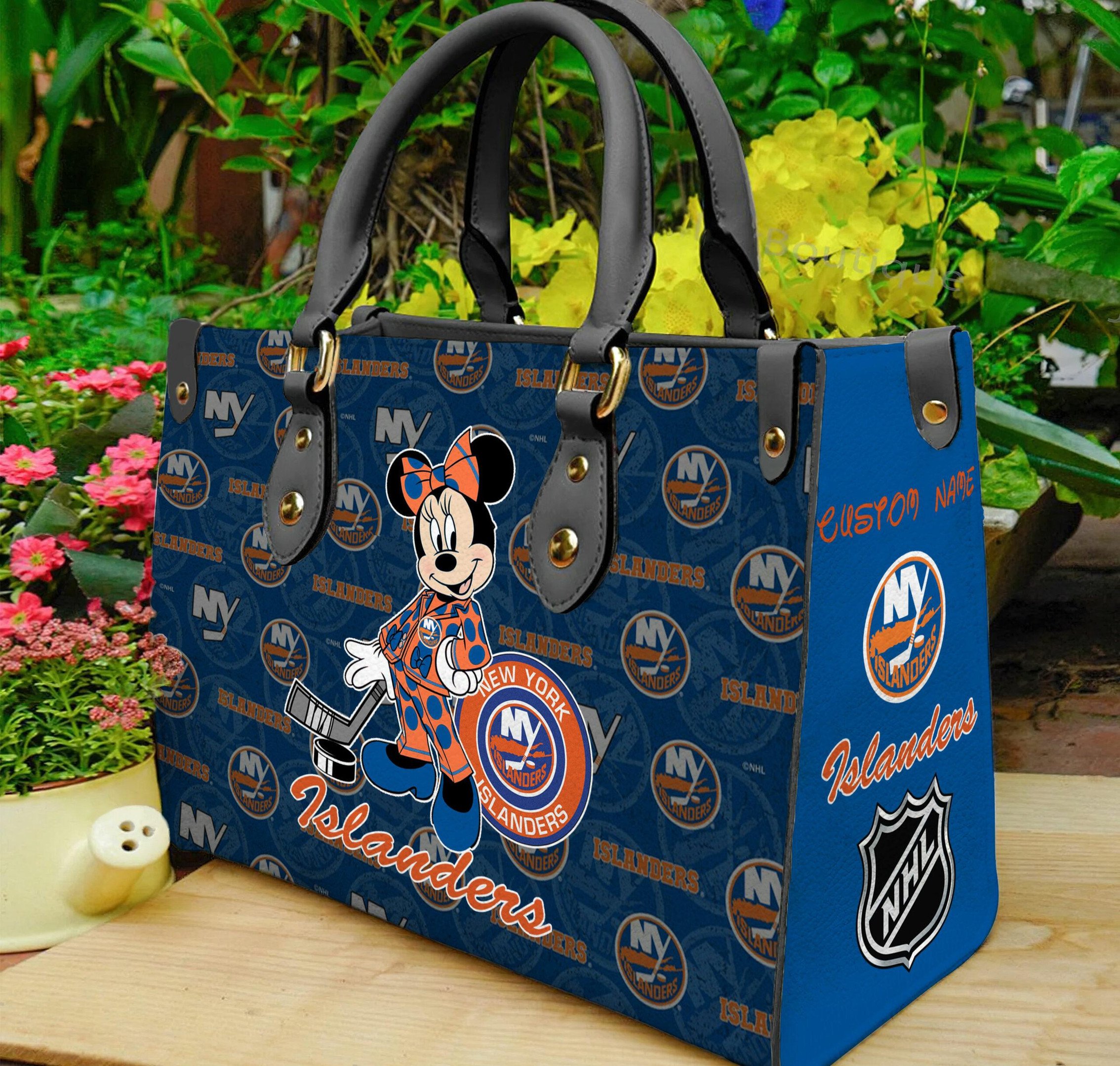New York Islanders Minnie Women Leather Hand Bag - Image 2