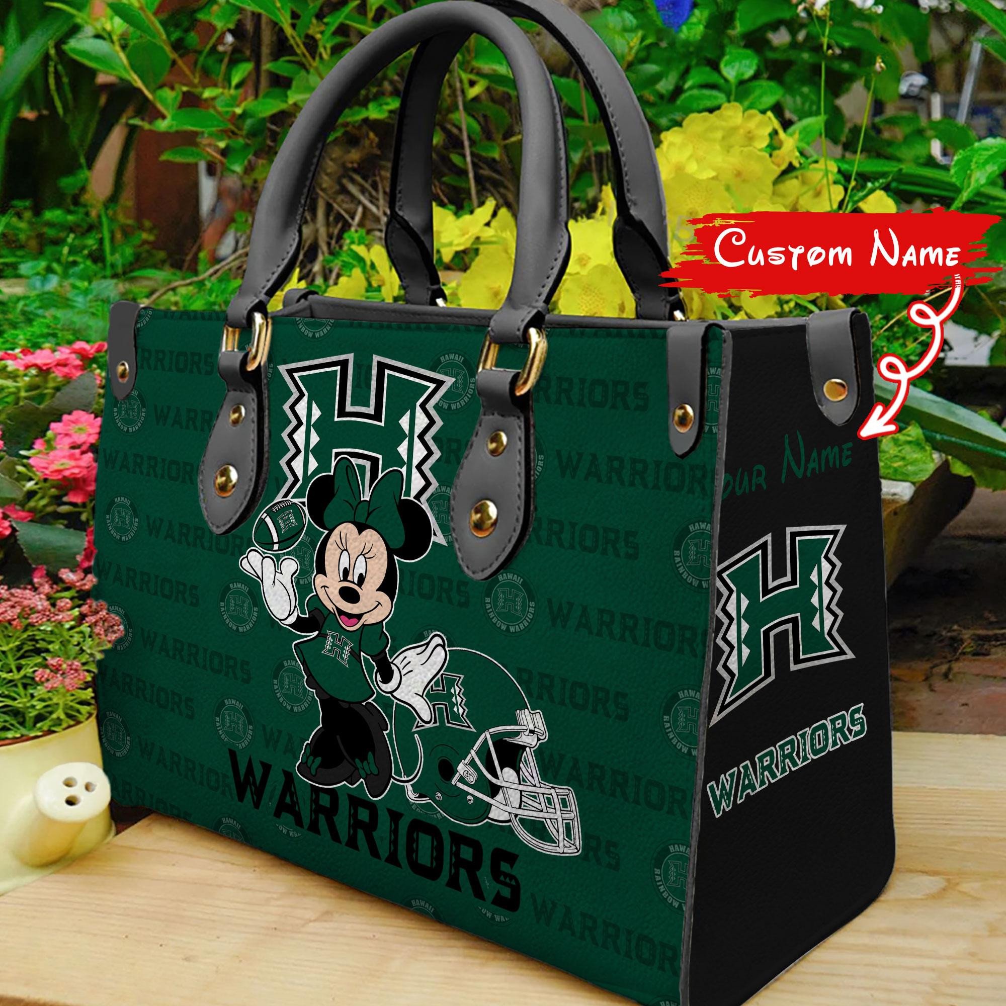 P Hawaii Rainbow Warriors Minnie Women Leather Hand Bag - Image 2