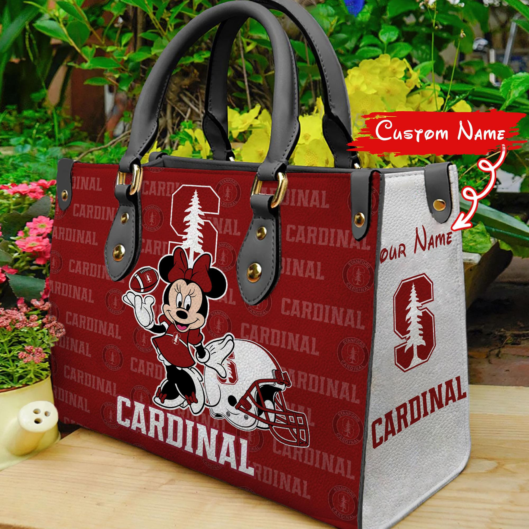 Stanford Cardinal Minnie Women Leather Hand Bag - Image 2