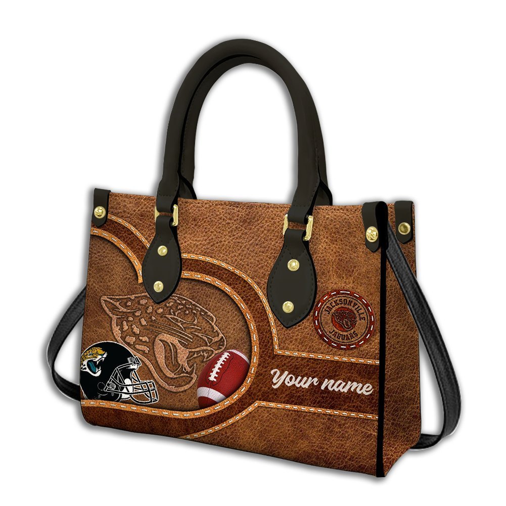 Jacksonville Jaguars Personalized Leather Hand Bag  - Image 2