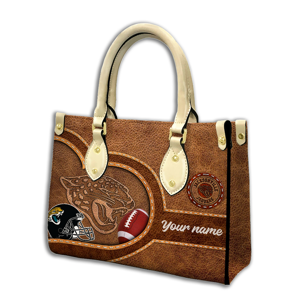 Jacksonville Jaguars Personalized Leather Hand Bag  - Image 2
