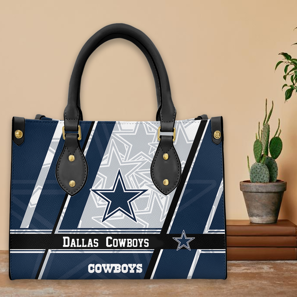 Dallas Cowboys Personalized Leather Hand Bag  - Image 2