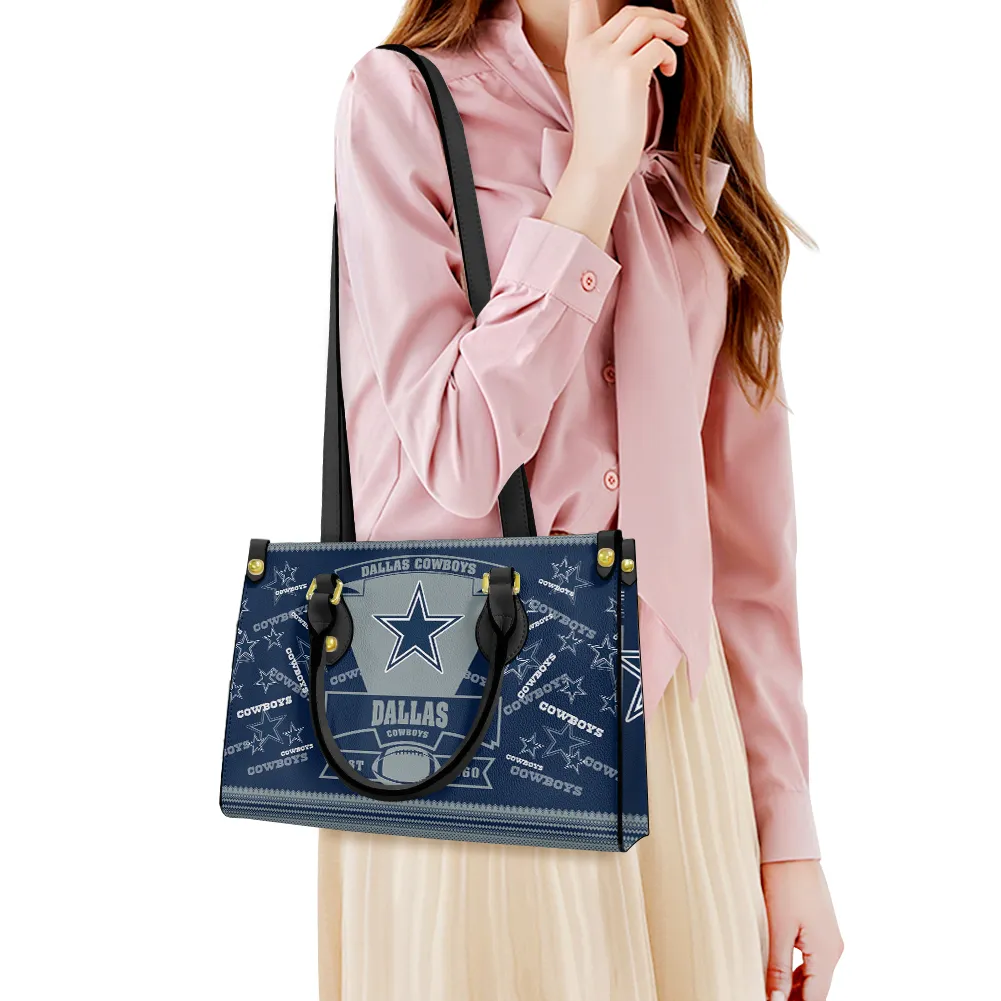 Dallas Cowboys Personalized Leather Hand Bag  - Image 2