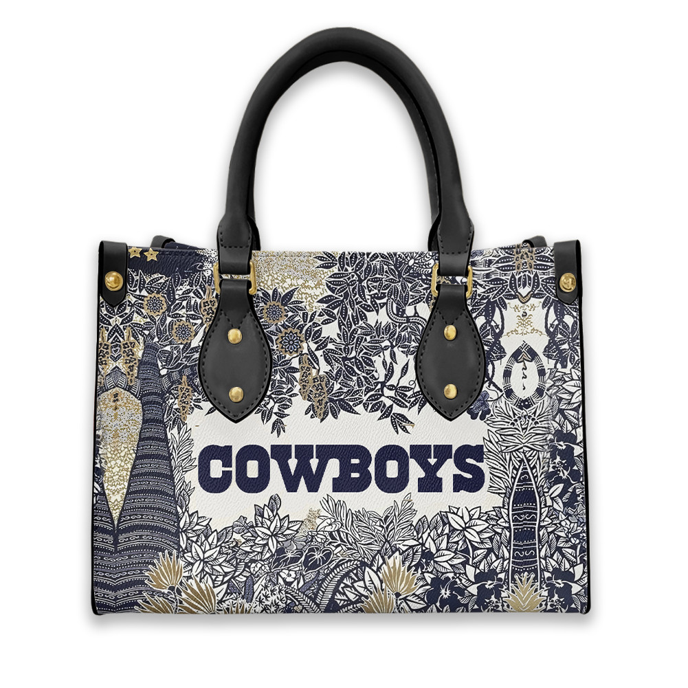 Dallas Cowboys Personalized Leather Hand Bag  - Image 2