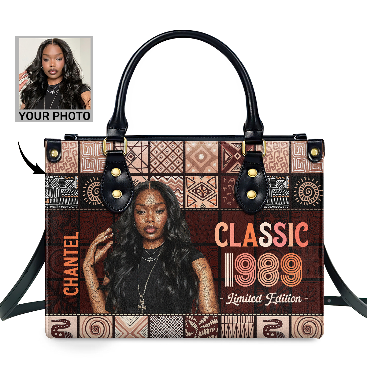 Classic Legacy Personalized Leather Handbag - Image 2