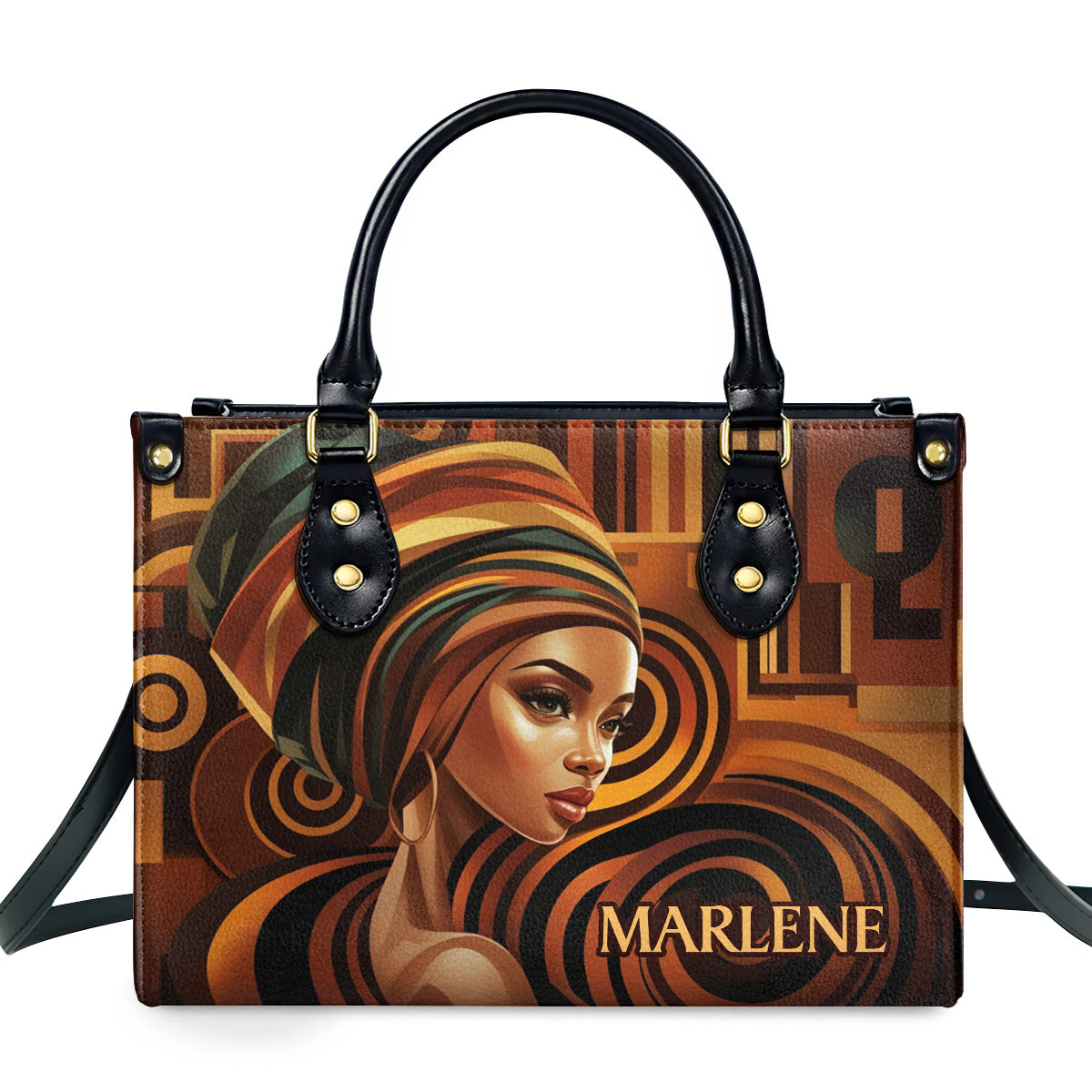 Melanin Magic Personalized Leather Handbag - Image 2
