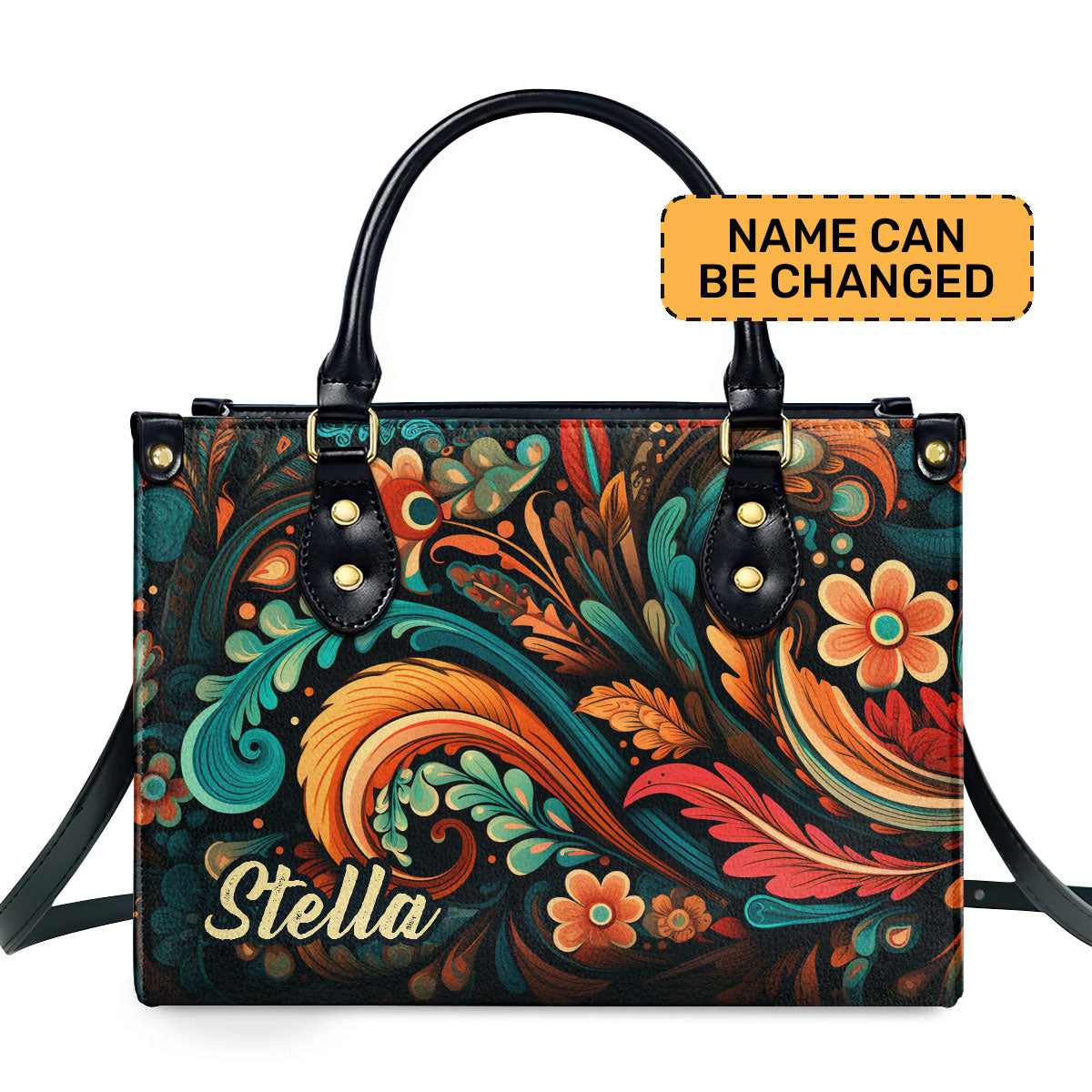 BLOOM Personalized Leather Hand Bag  - Image 2