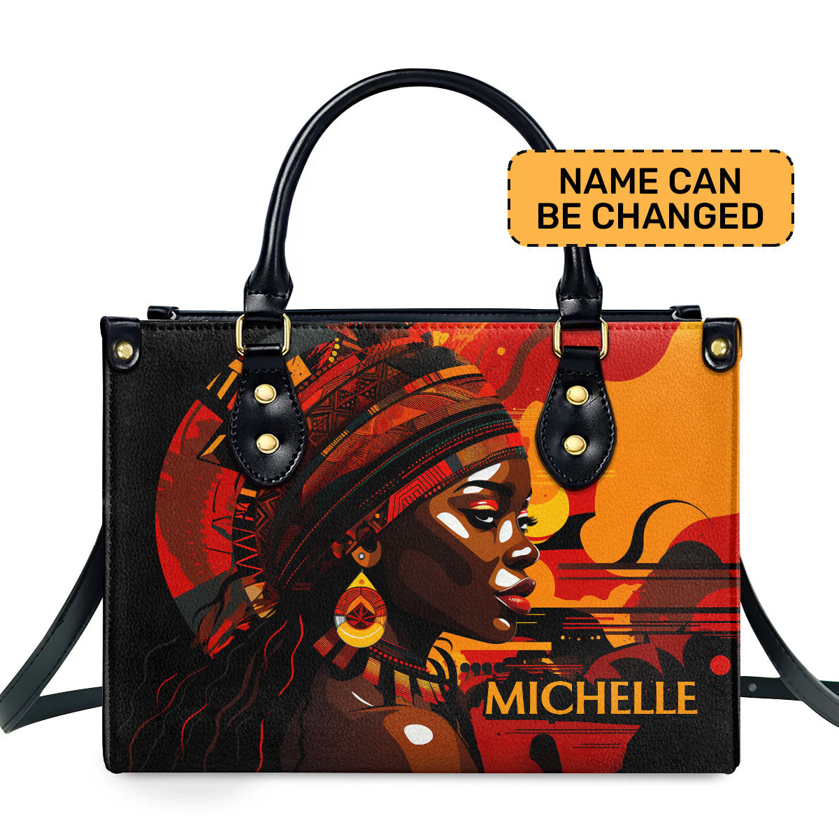 Heritage Personalized Leather Hand Bag  - Image 2