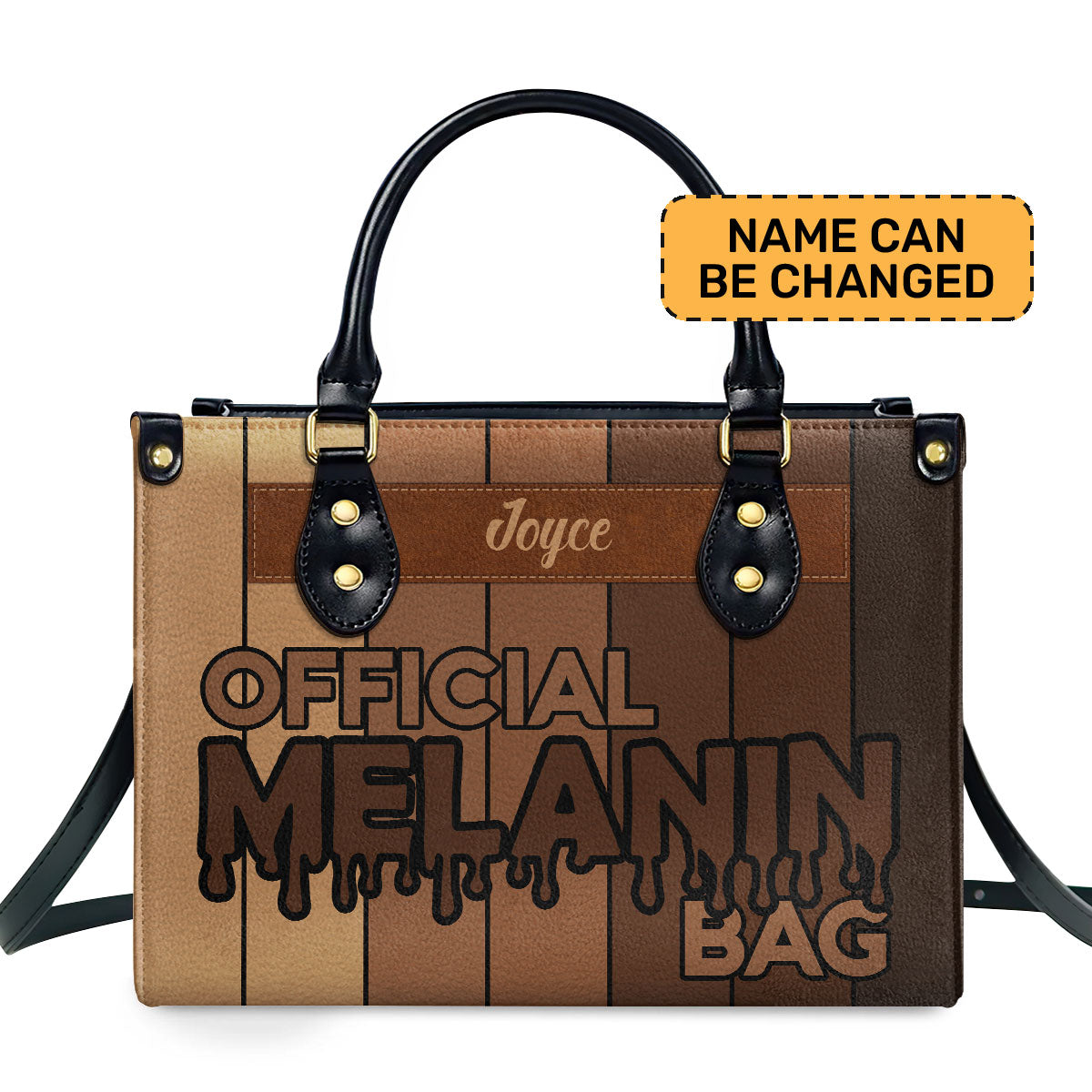 Official Melanin Bag Personalized Leather Hand Bag  - Image 2