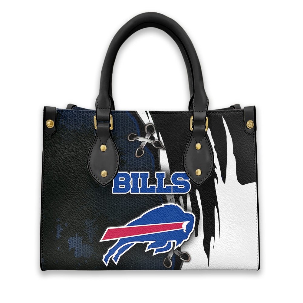 Buffalo Bills Personalized Leather Hand Bag  - Image 2