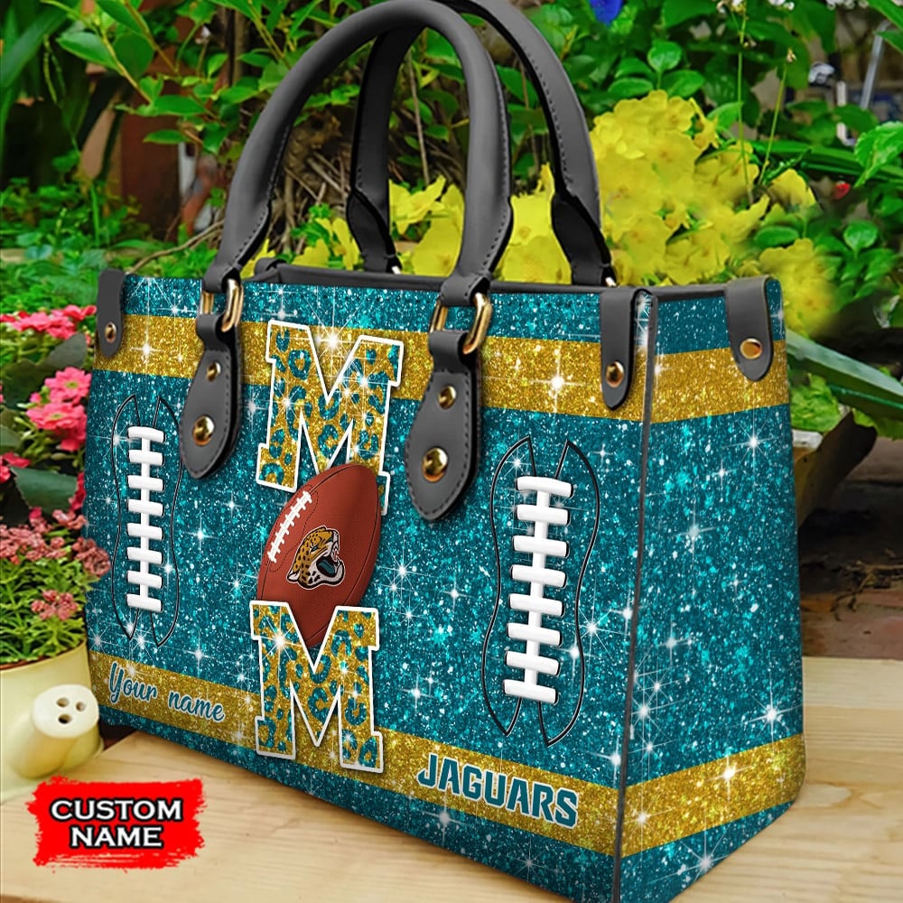 Jacksonville Jaguars Personalized Leather Hand Bag  - Image 2