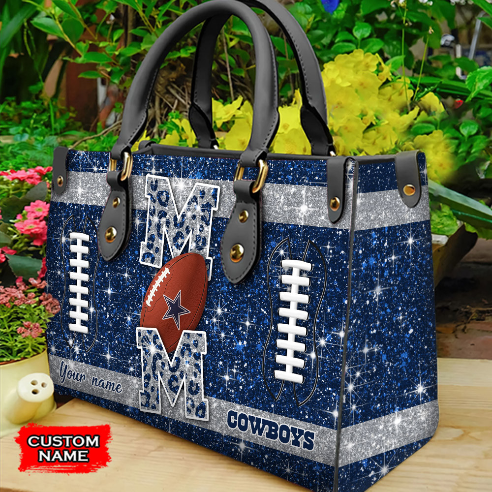 Dallas Cowboys Personalized Leather Hand Bag  - Image 2