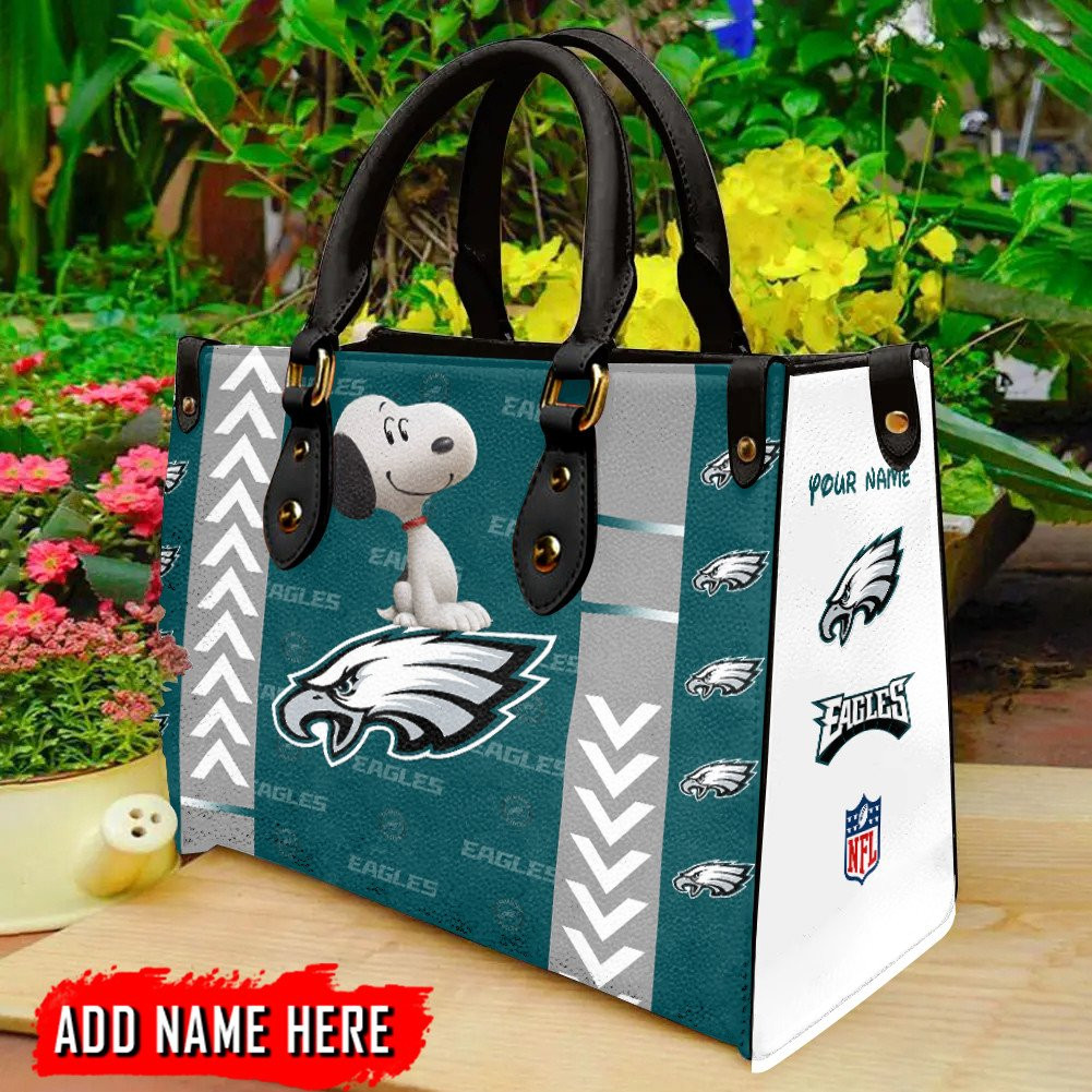 Miami Dolphins Personalized Leather Hand Bag  - Image 2