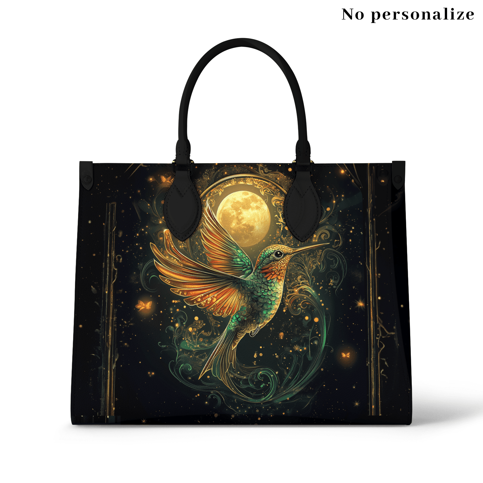 Personalized Vegan Leather Handbag Celestial Flight - Image 2