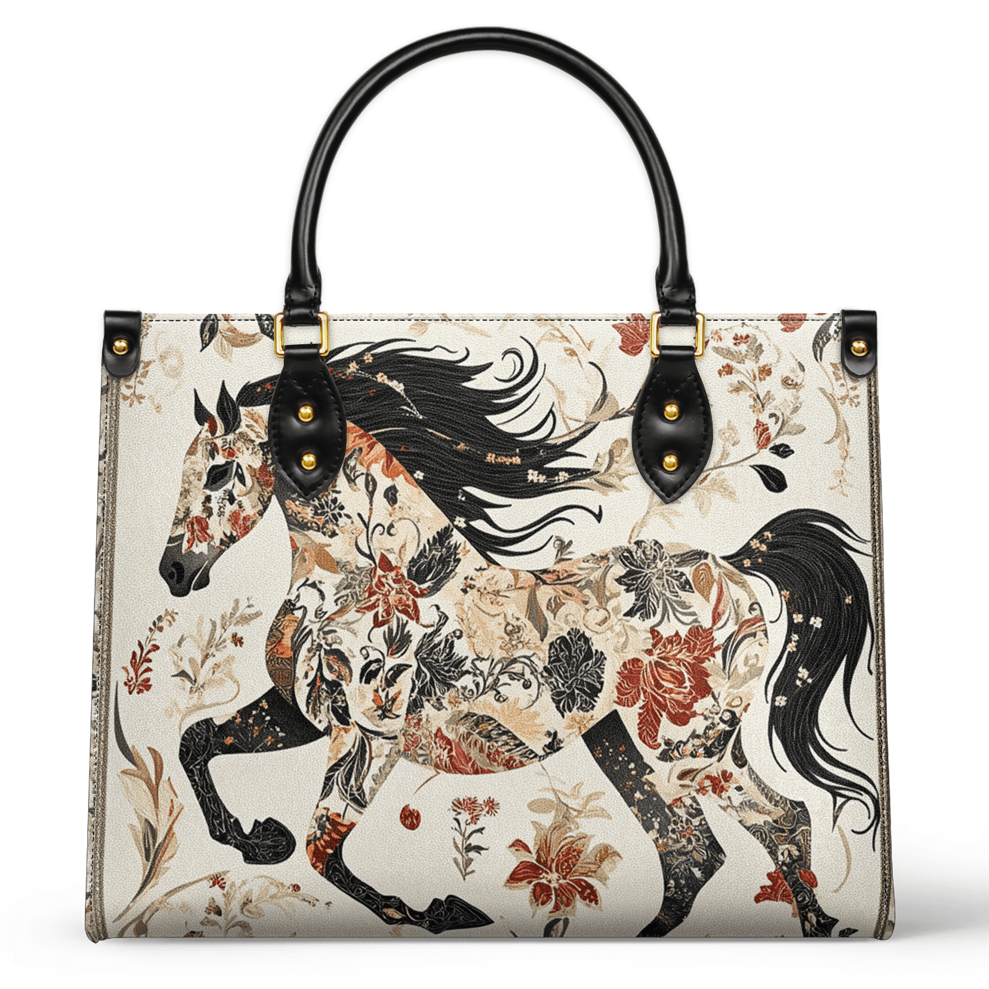 Personalized Vegan Leather Handbag Galloping Grace - Image 2