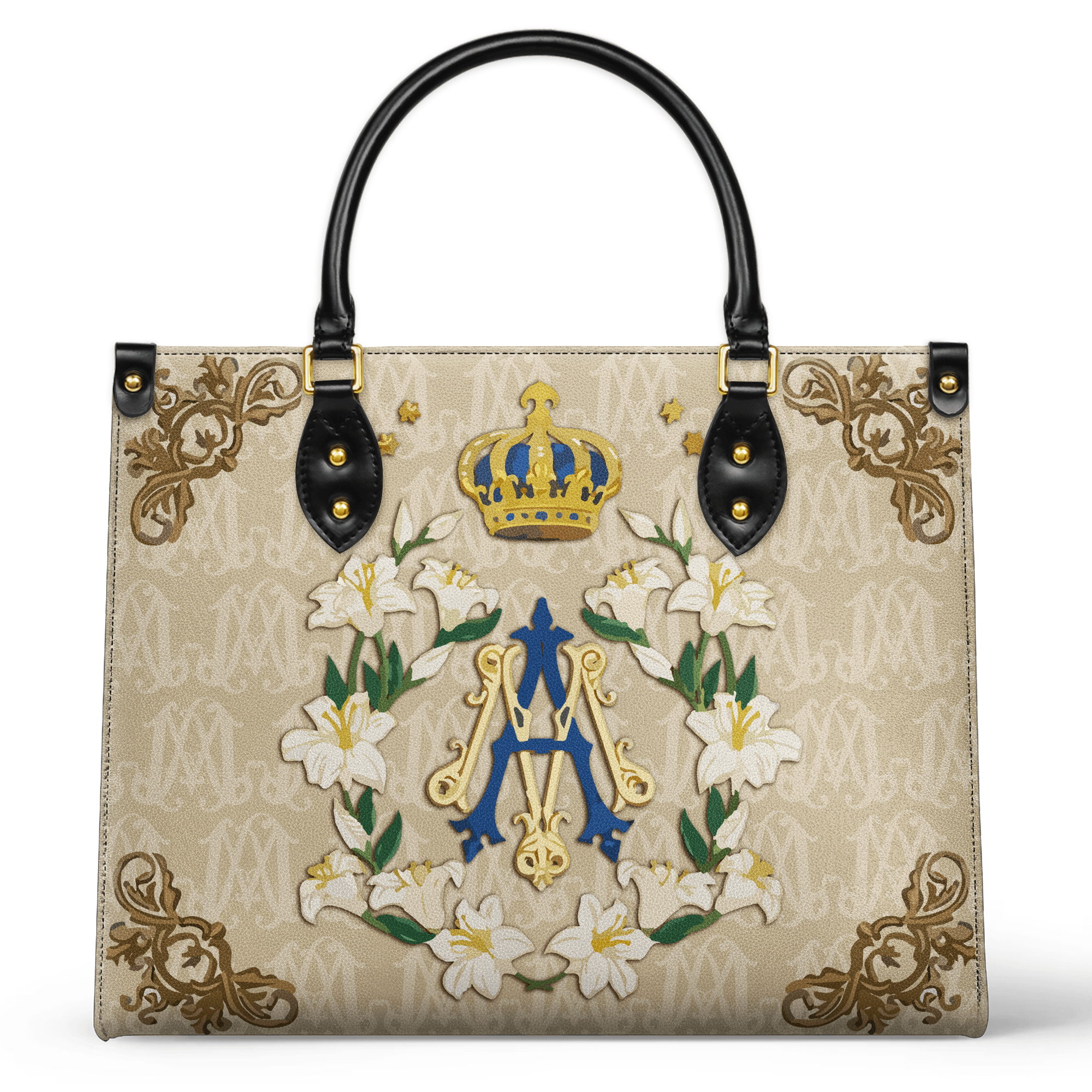 Personalized Vegan Leather Handbag Royal Devotion - Image 2