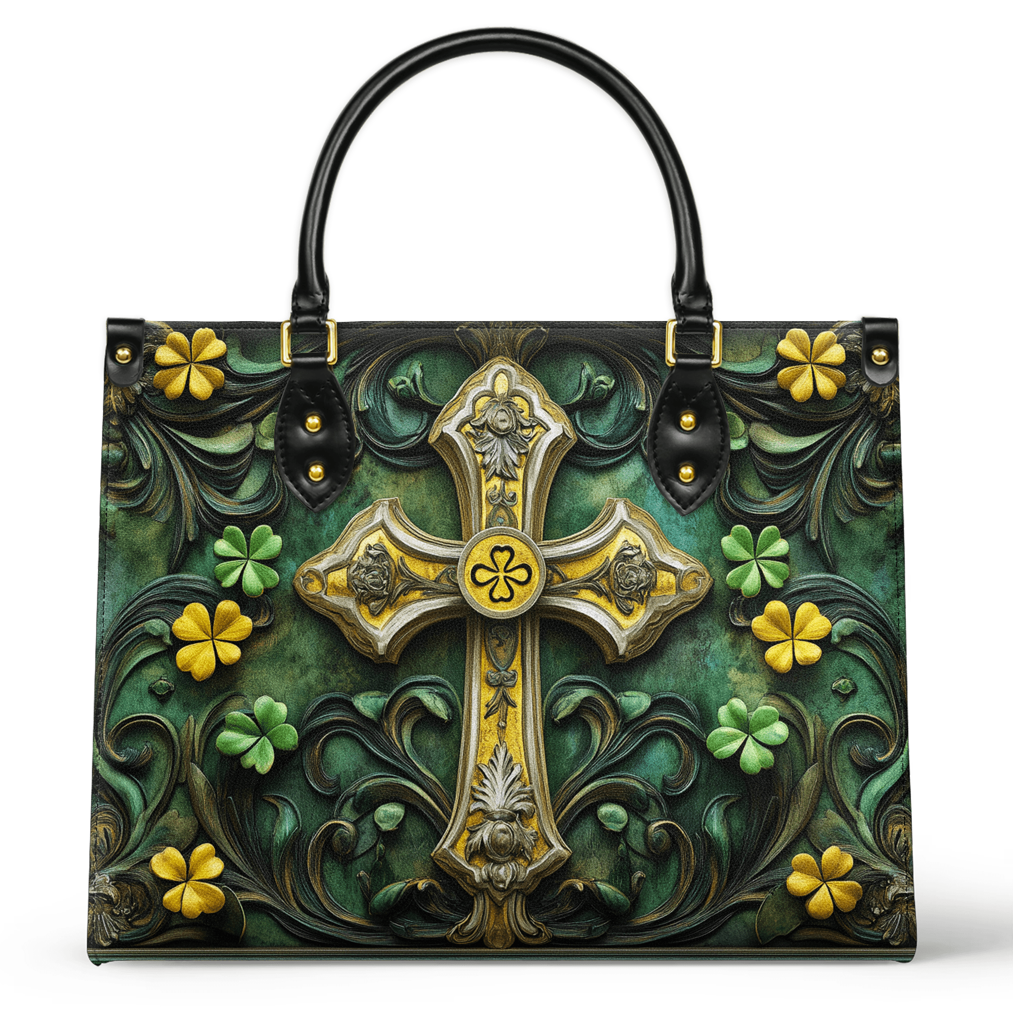 Personalized Vegan Leather Handbag Celtic Grace - Image 2