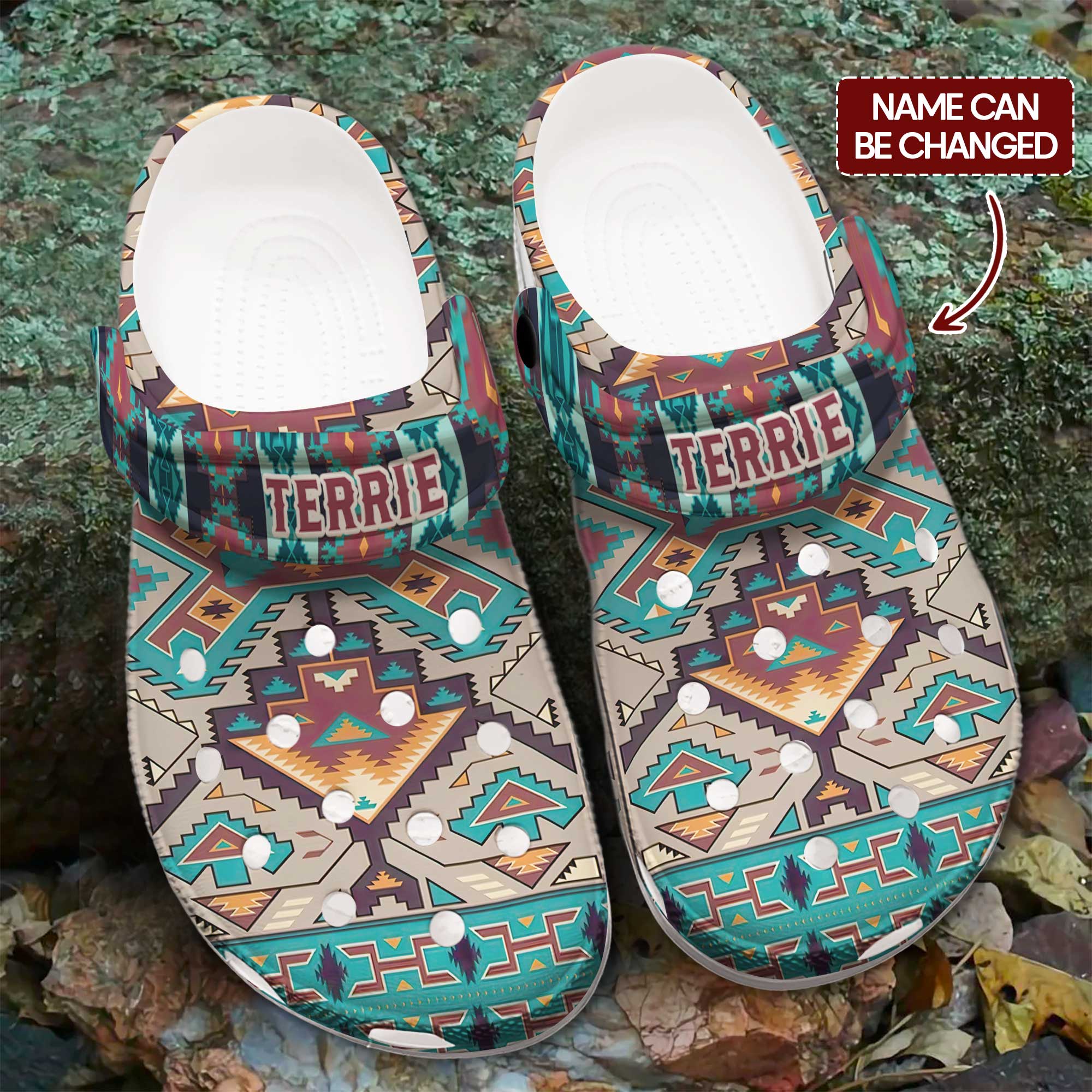 Southwestern Pattern Custom Crocs And Clogs Shoes Printed For Men Women And Kids - Image 2
