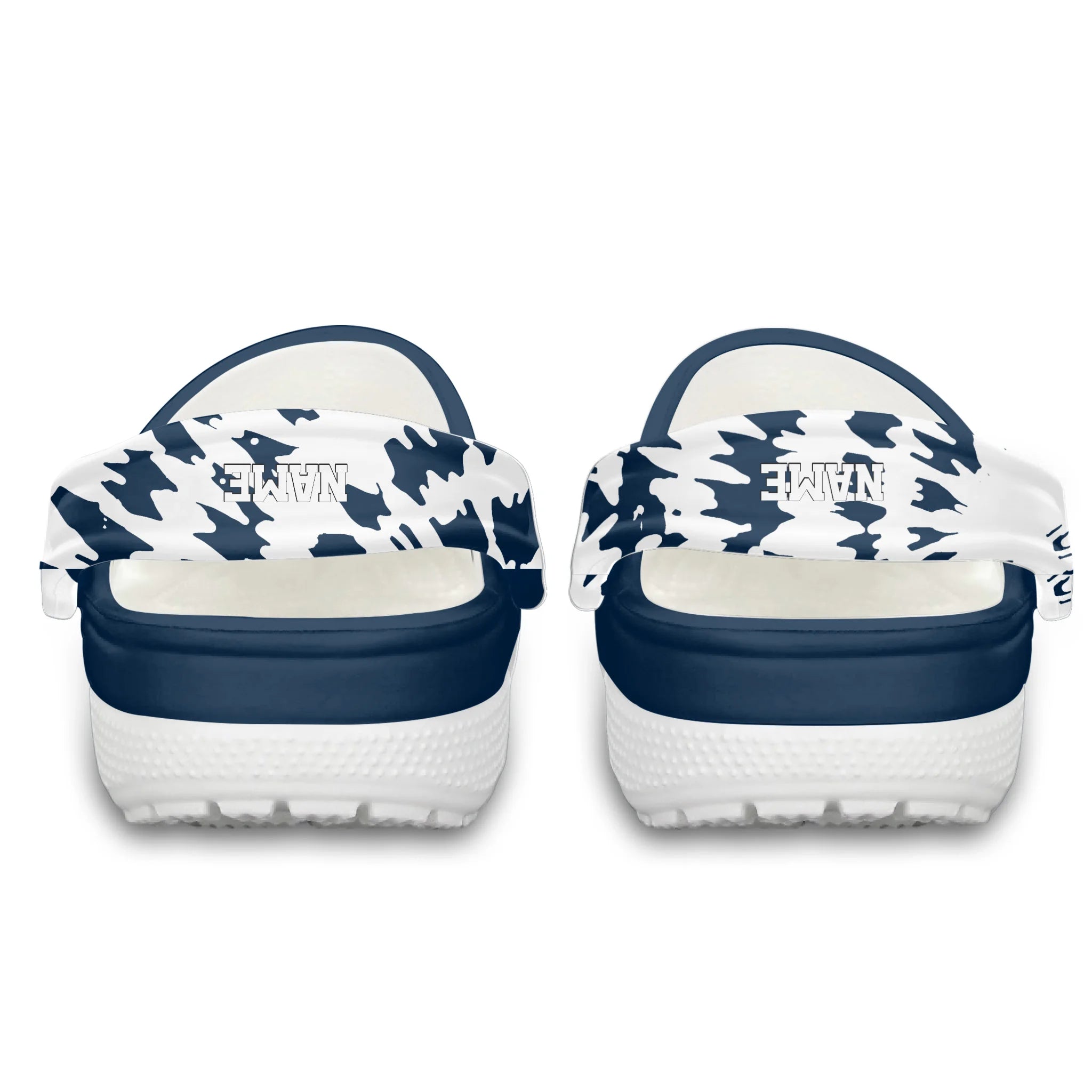Navy Tie-Dye Swimming Sport Custom Crocs And Clogs Shoes Printed For Men Women And Kids - Image 2