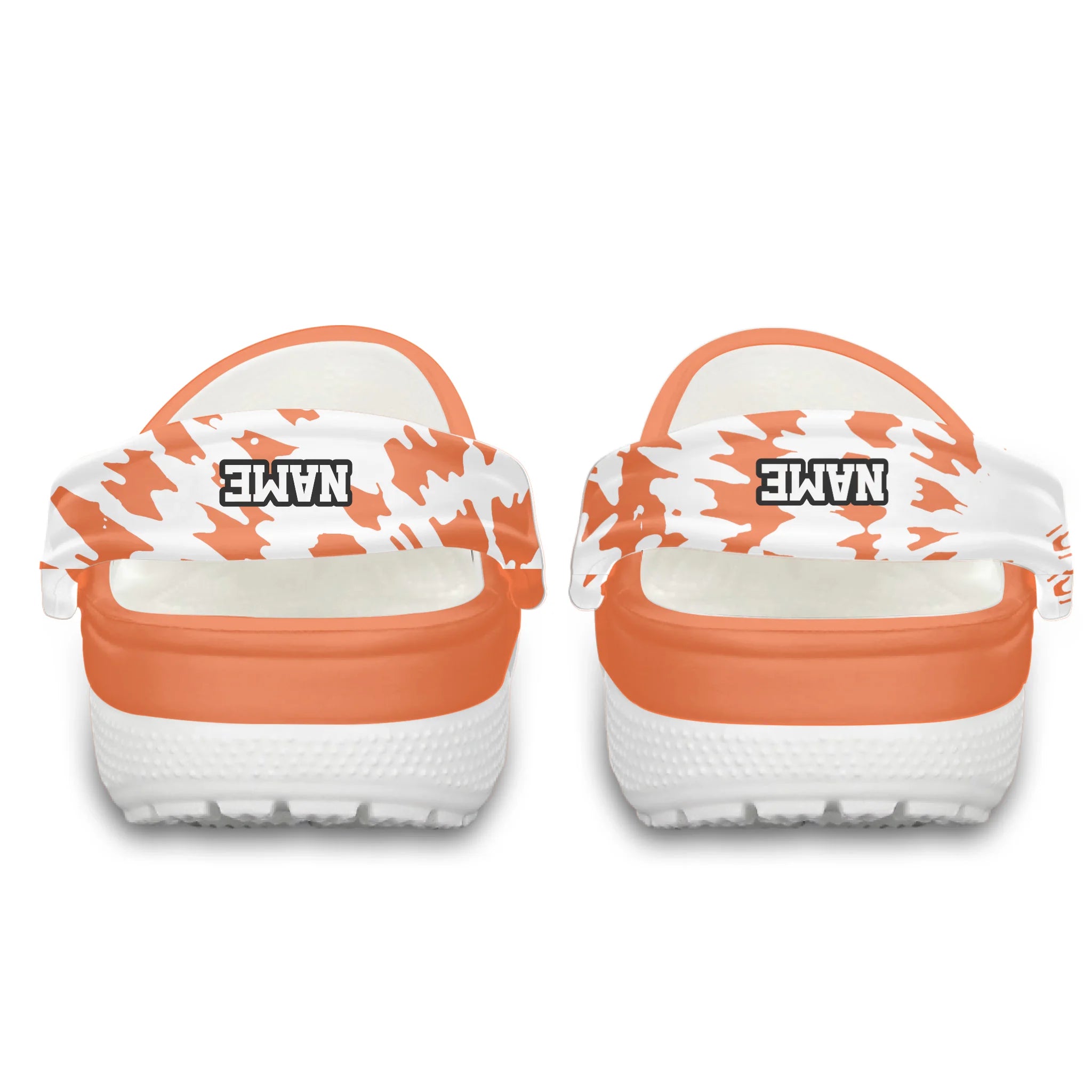 Orange Tie-Dye Basketball Sport Custom Crocs And Clogs Shoes Printed For Men Women And Kids - Image 2