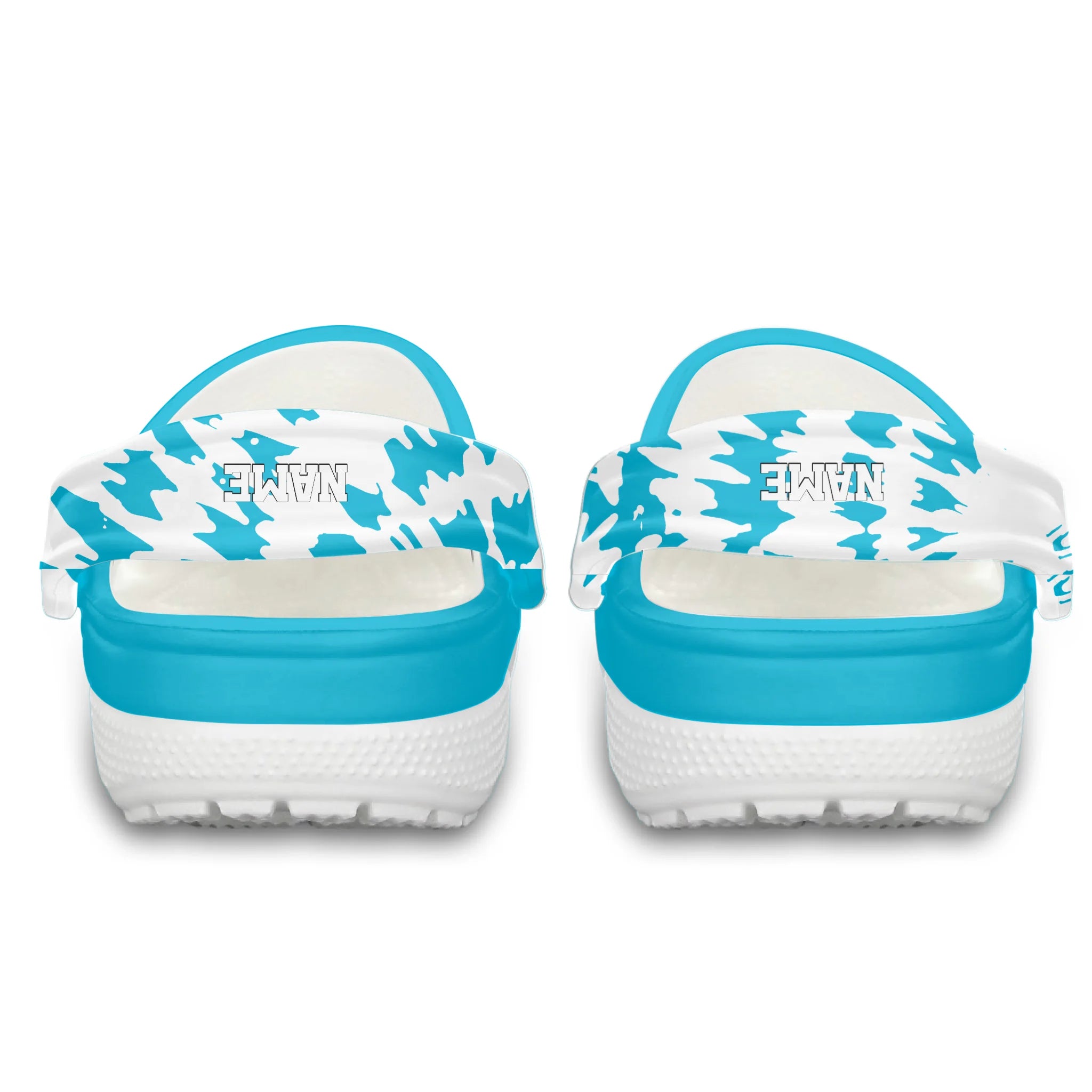 Aqua Tie-Dye Swimming Sport Custom Crocs And Clogs Shoes Printed For Men Women And Kids - Image 2