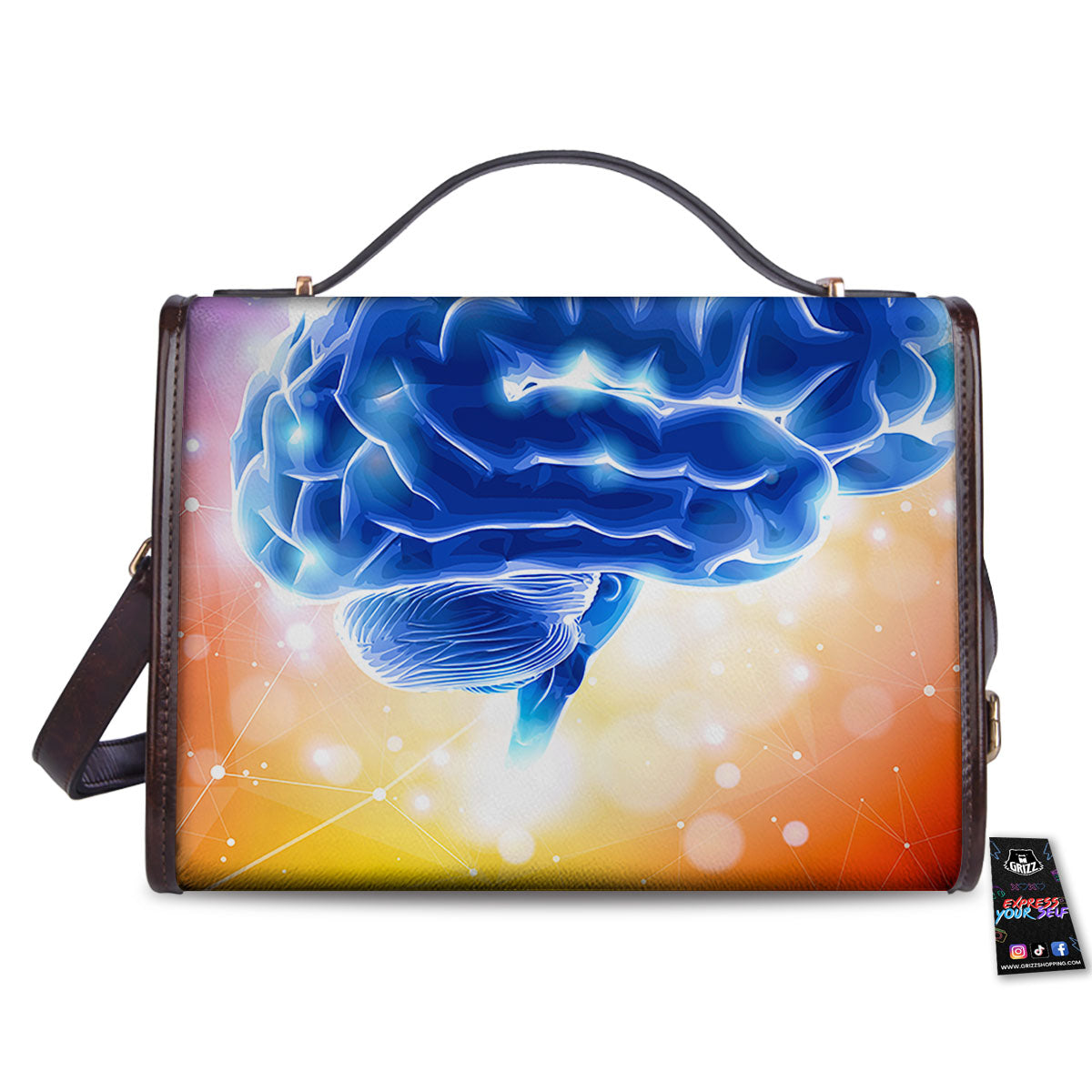 Human Brain Women's Satchel Bag - Image 2