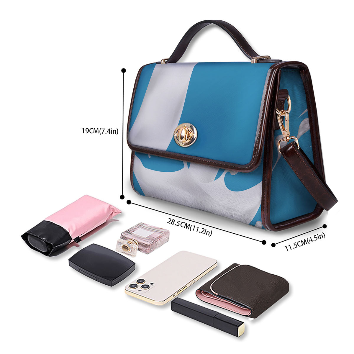 Splash Milk Print Women's Satchel Bag - Image 4