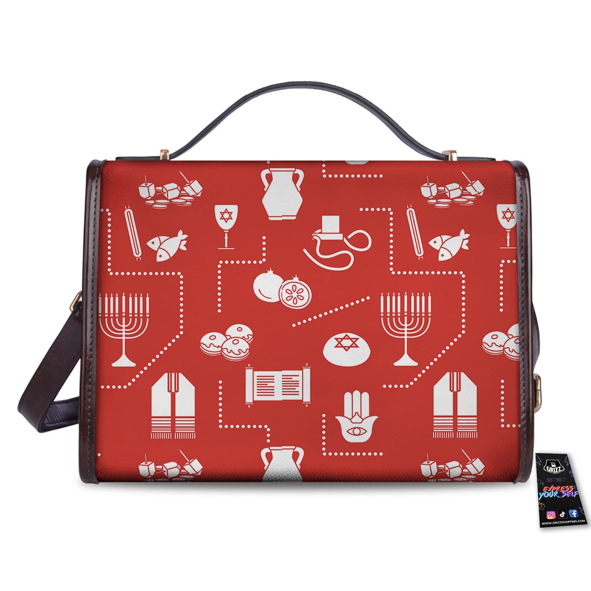 Orthodox Print Pattern Women's Satchel Bag - Image 2