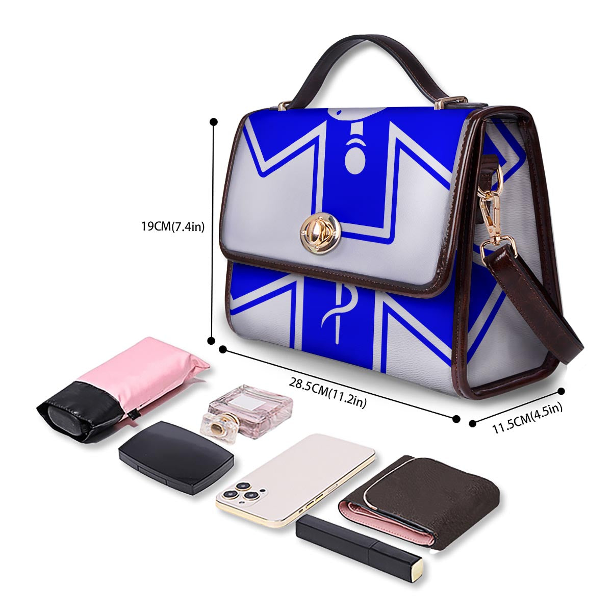 Paramedic Symbol The Star Of Life Print Women's Satchel Bag - Image 4