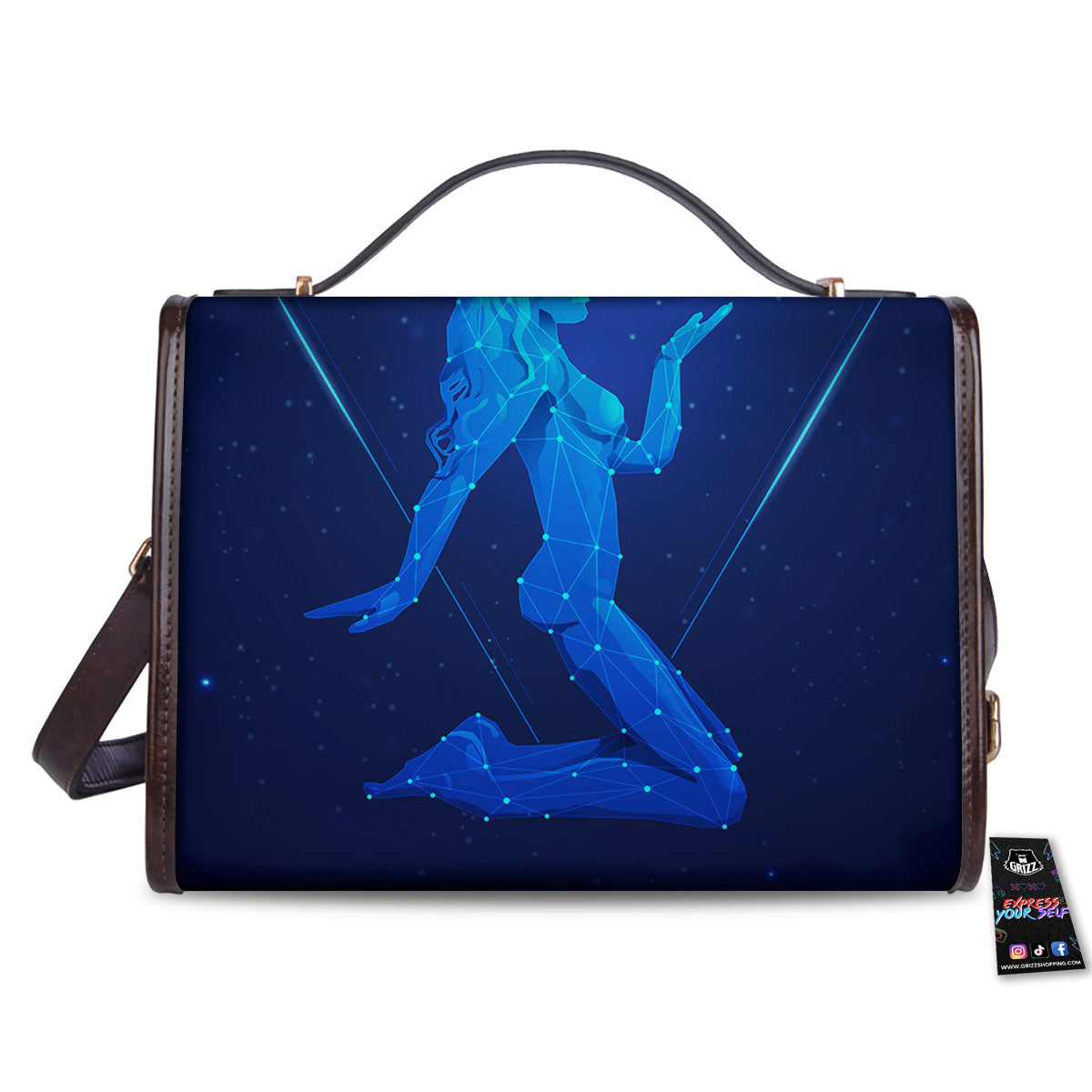 Constellation Virgo Print Women's Satchel Bag - Image 2