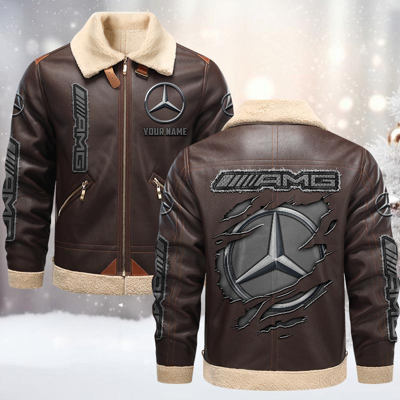 AMG Fleece Leather Jacket