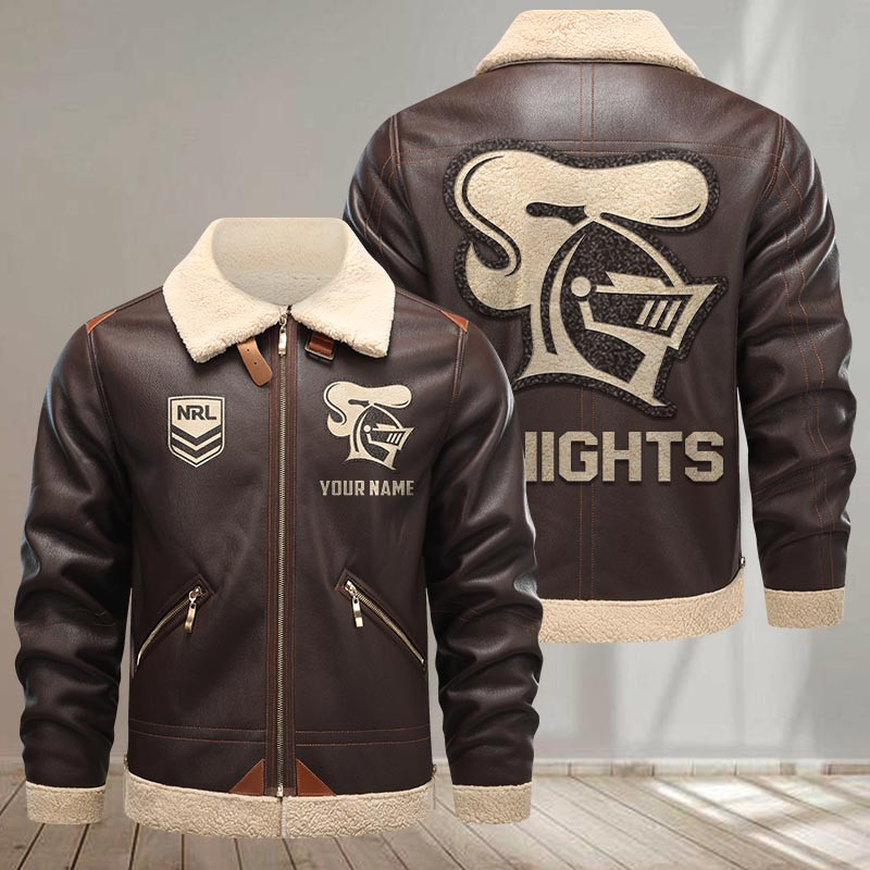 Newcastle Knights Pu Leather Jacket 