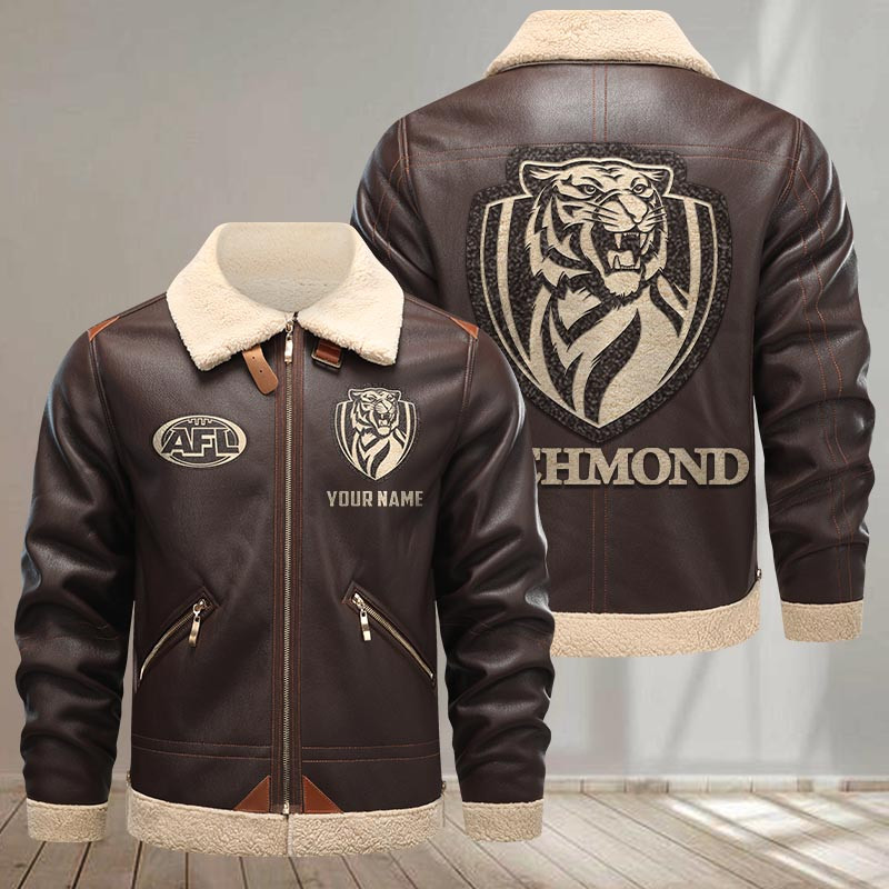 Richmond Tigers Pu Leather Jacket 