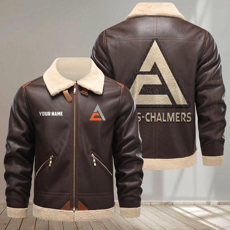 Allis Chalmers Fleece Leather Jacket