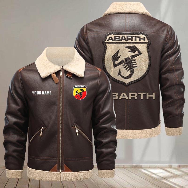Abarth Pu Leather Jacket 