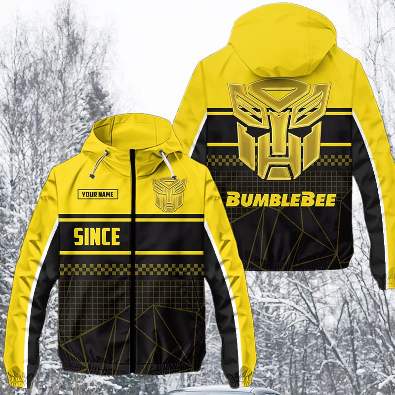 Bumblebee Windbreaker Outdoor Jacket