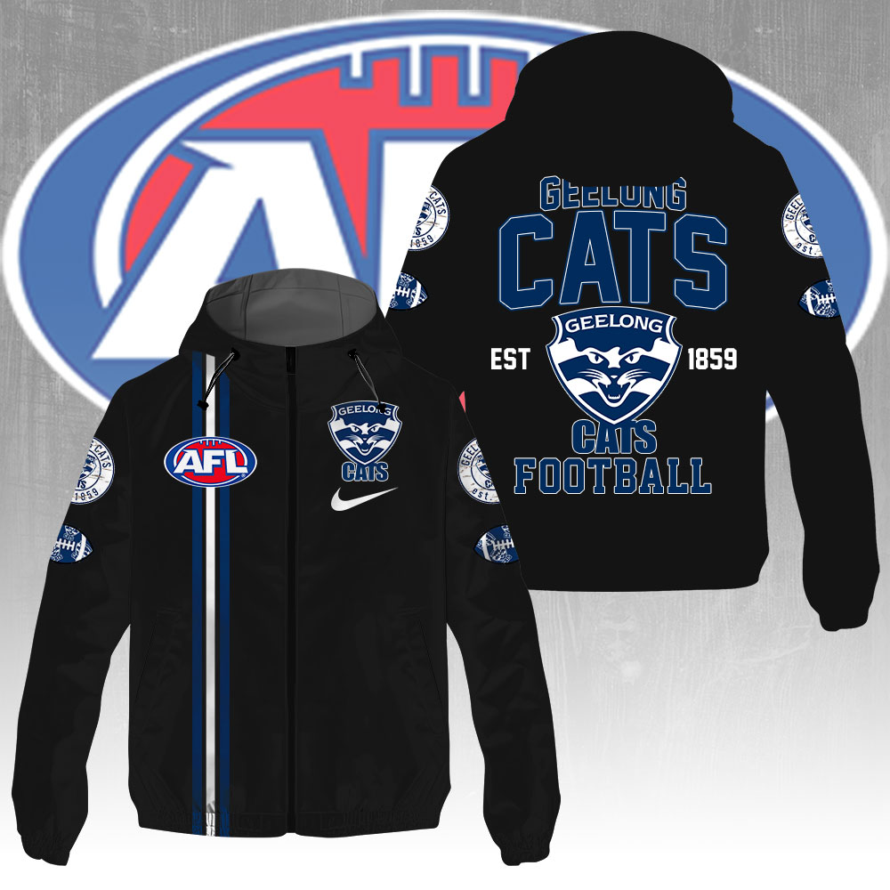 Geelong FC 3D Windbreaker Jacket