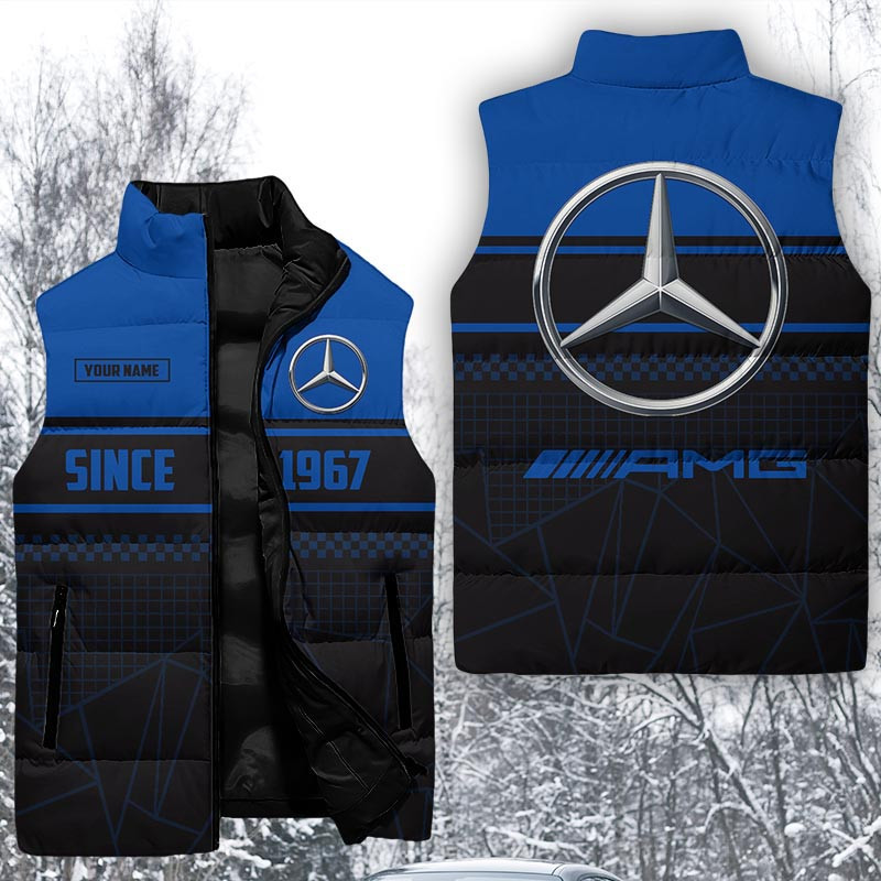 AMG Sleeveless Down Vest For Men